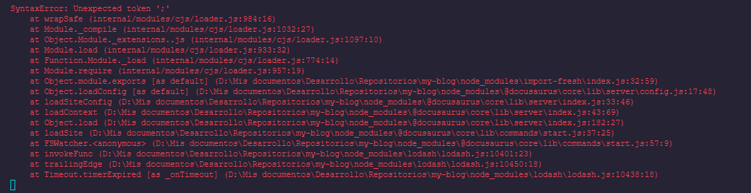 Stacktrace